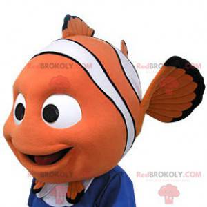 Mascotte van Nemo. Nemo-vormige hoofdmascotte - Redbrokoly.com